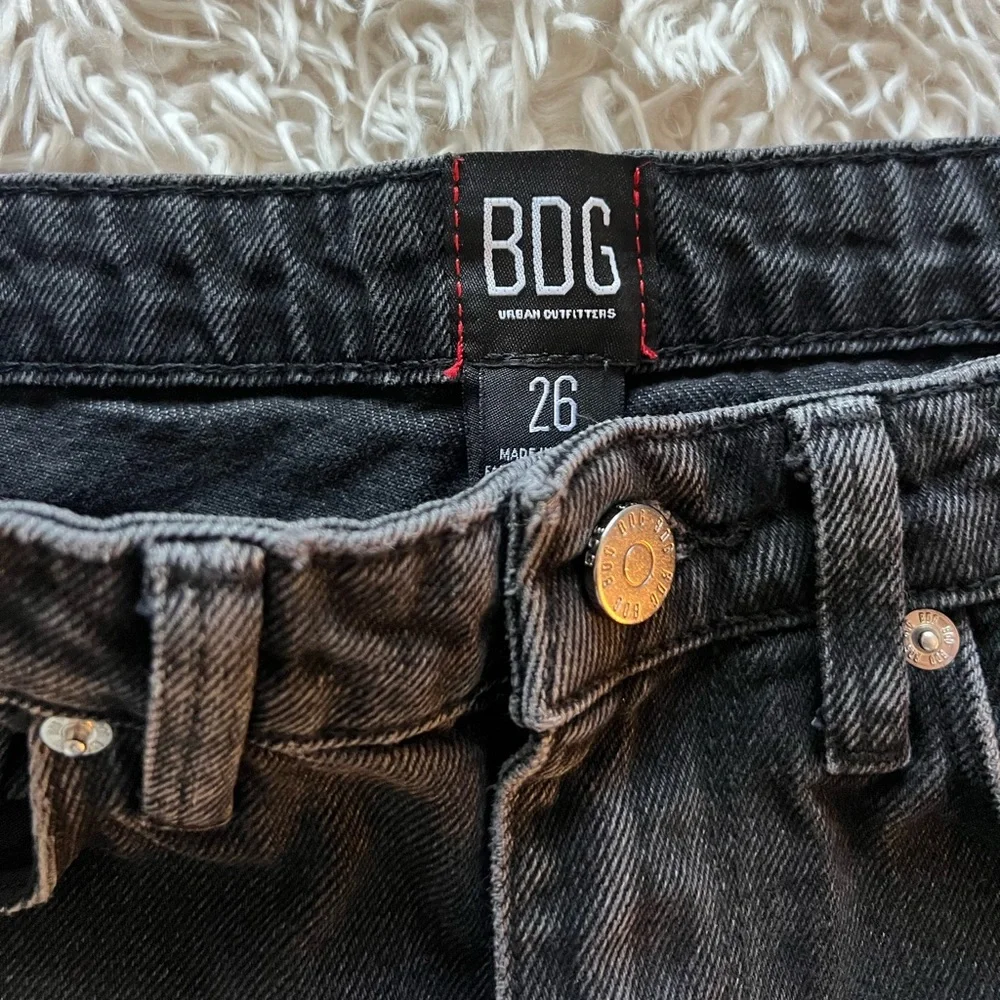 BDG Black Distressed Ankle Jeans - Picture 5 of 9